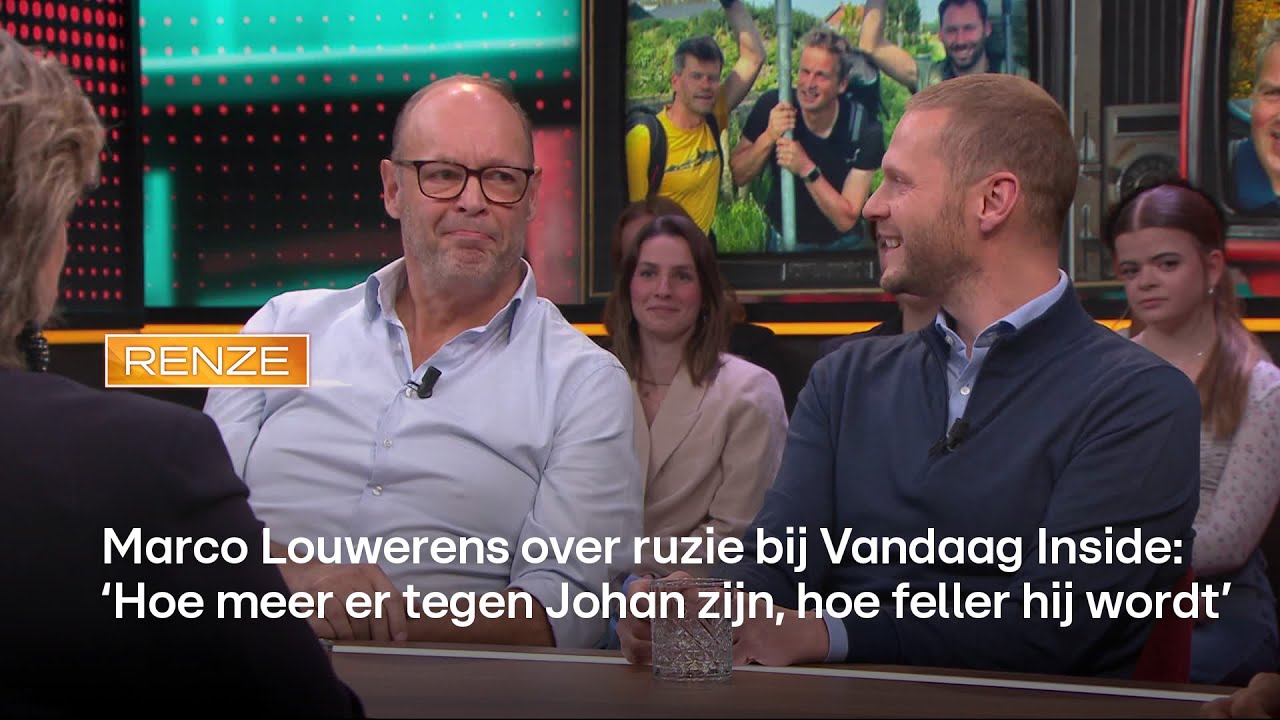 Marco Louwerens over Vandaag Inside: 'Hoe meer er tegen Johan zijn, hoe feller hij wordt’ | RENZE