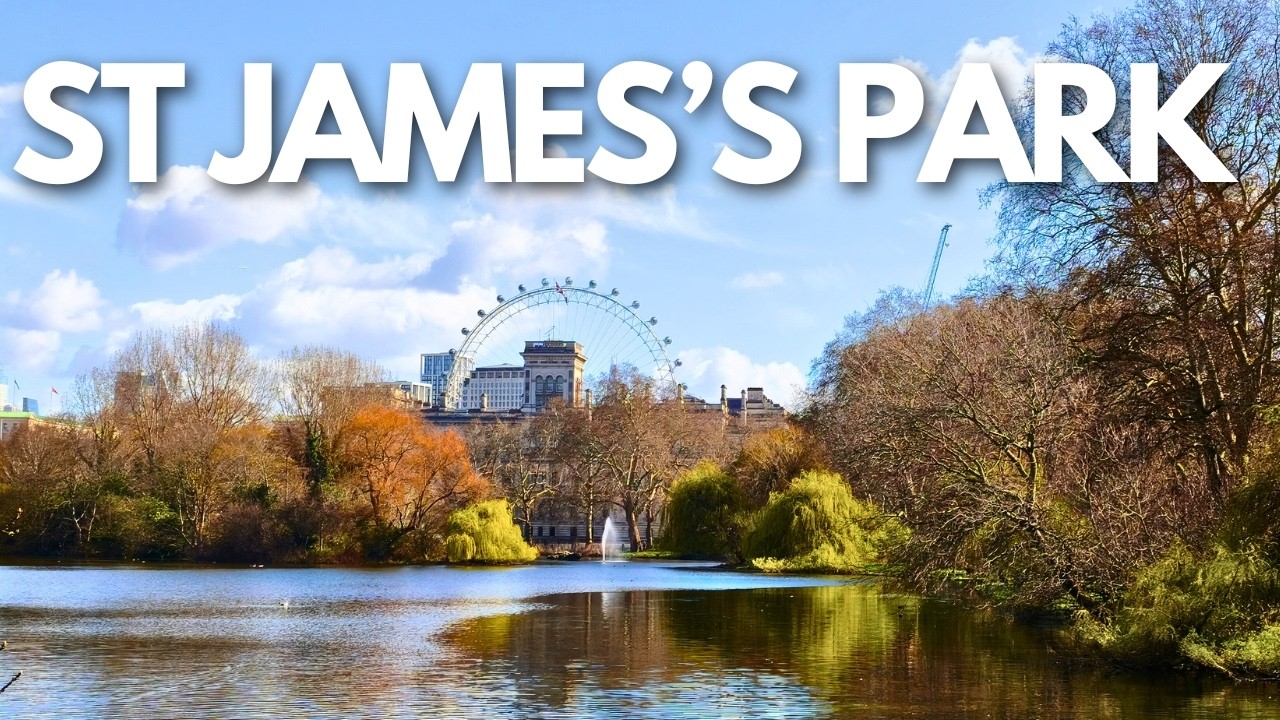 St James’s Park London Walk 4K | Relaxing Walking Tour Near Buckingham Palace
