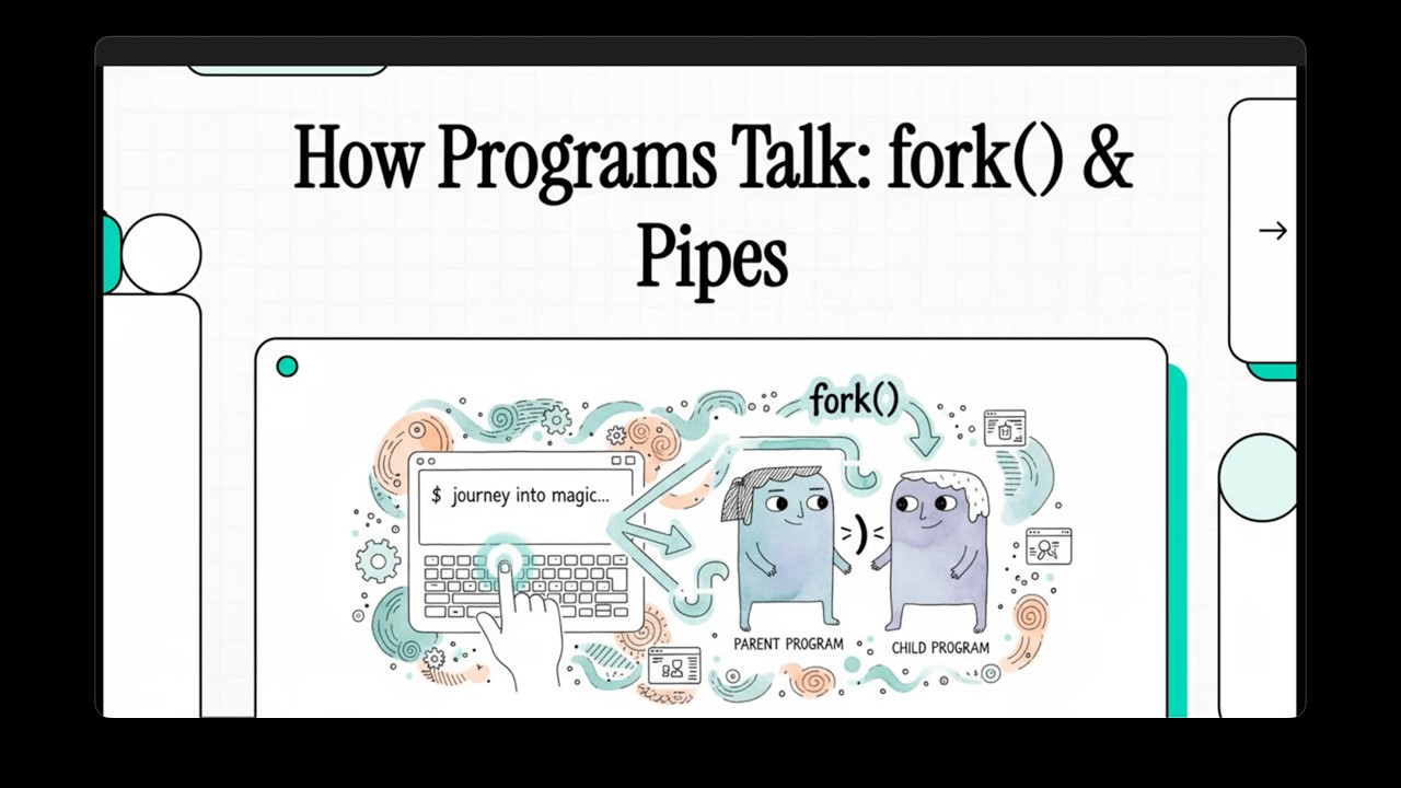 [Podcast] How Programs Talk: fork() & Pipes