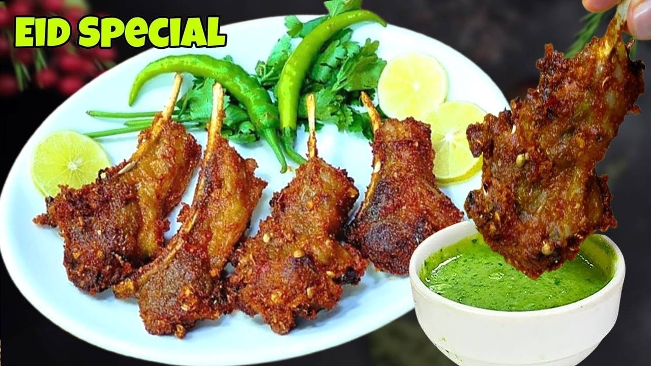 Crispy Mutton Chaap Fry Recipe | Mutton Fried Chops | Bakra Eid Special Recipe by Cook with Farooq