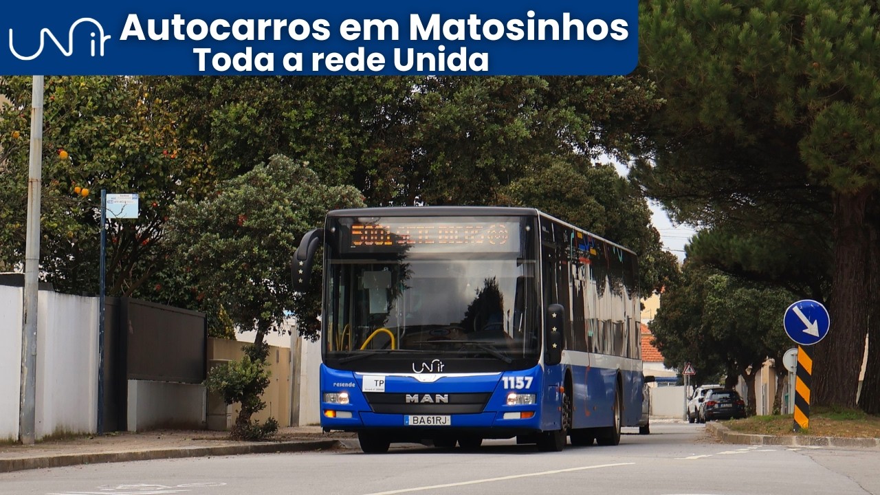 Autocarros em Matosinhos - Toda a Rede Unida