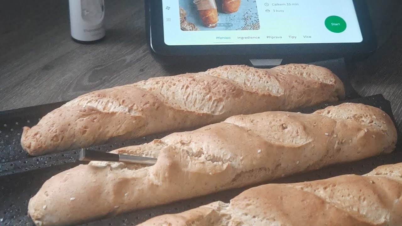 Domácí bagety : upečené velmi jednoduše a chutnají skvělé  😉