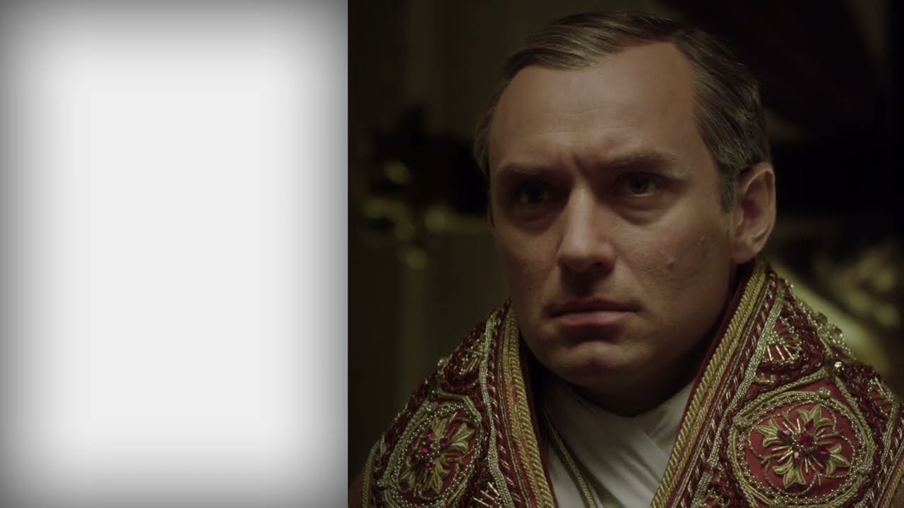 The Young Pope 2017 Season 1 Menu Art - Jude Law, Diane Keaton, Silvio Orlando, Javier Cámara