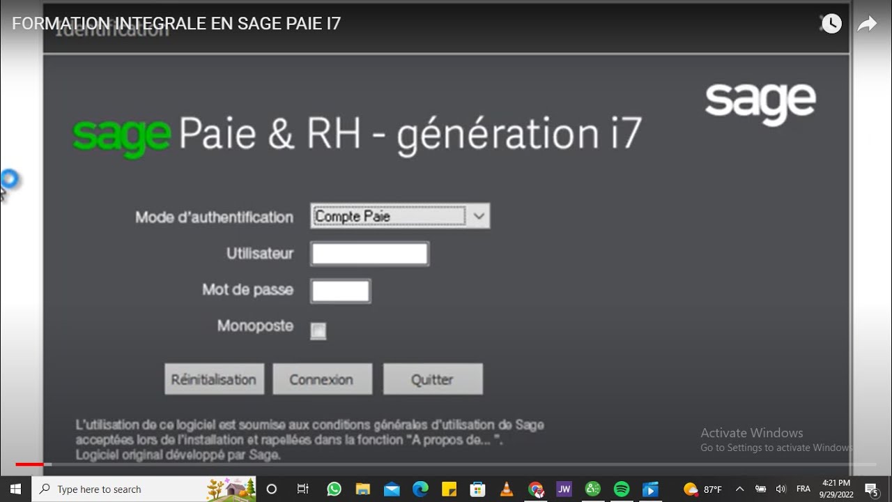 SAGE PAIE RH 2 Création Fiches de Personnel