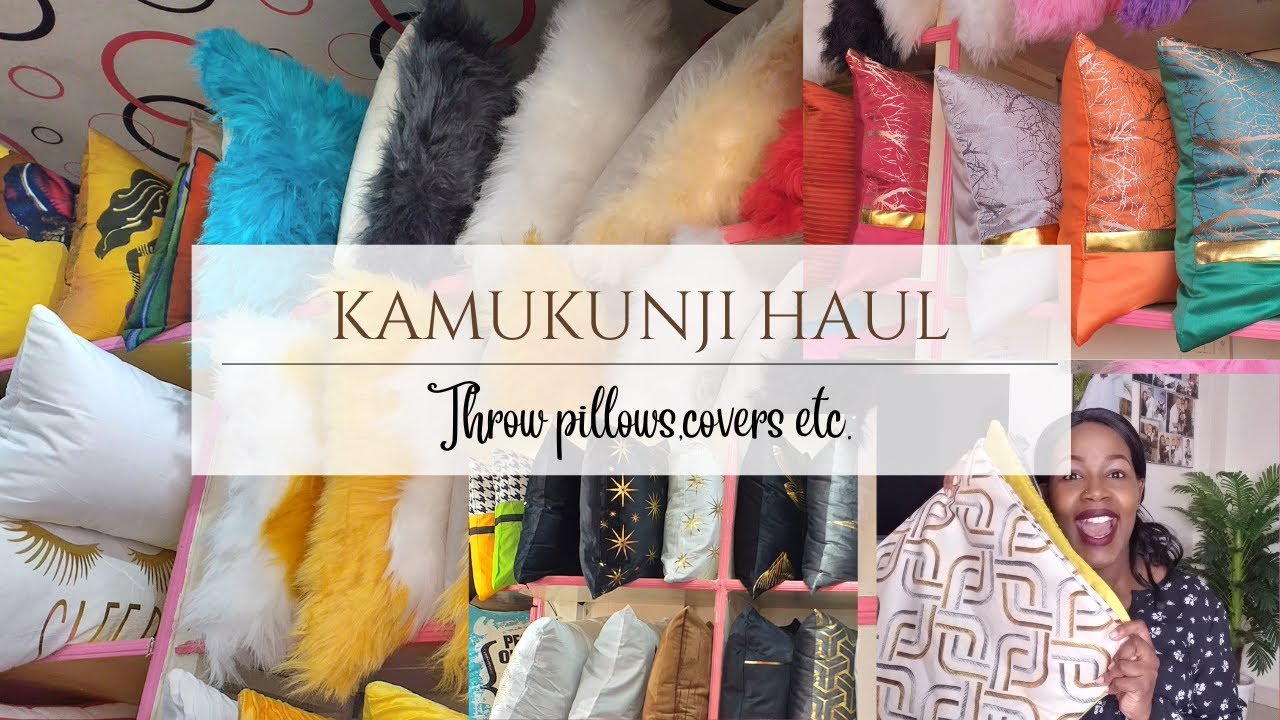 KAMUKUNJI SHOPPING HAUL//Where to get cushions/pillows and covers (contacts+prices)