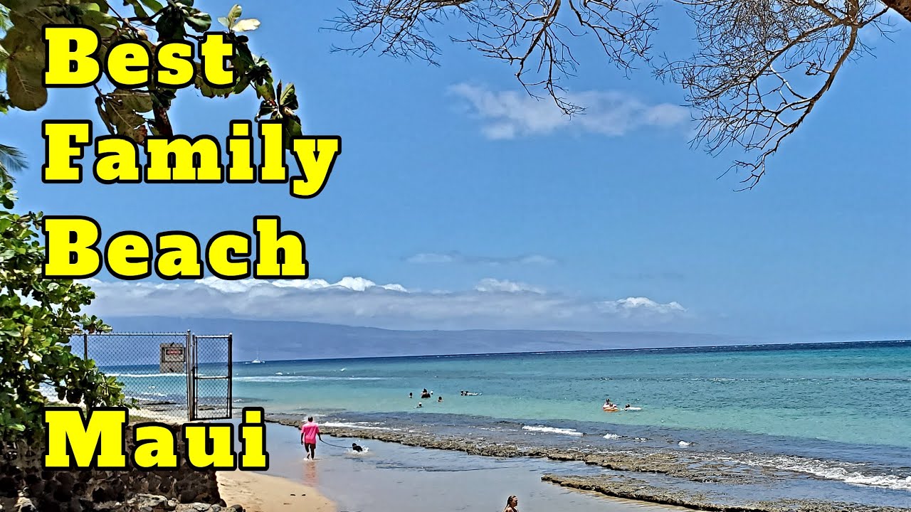 Honokowai Beach Lahaina  Best Family Beach Maui. Nice Facilities.