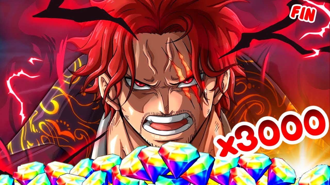 INVOCATION SHANKS 3000 DIAMANTS !! ( J'AI TOUT CRAQUÉ ) ONE PIECE BOUNTY RUSH - OPBR (FIN)