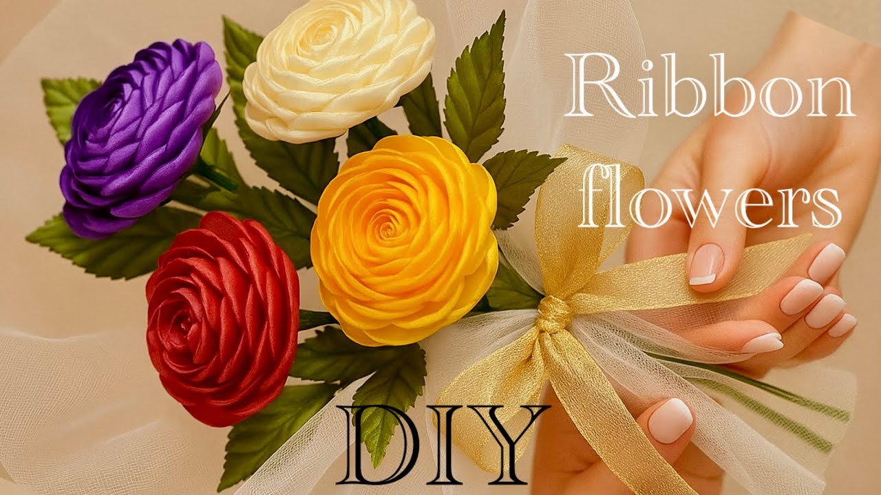 DIY Ribbon Flowers for Gifts and Decorations_ A Perfect Handmade Gift