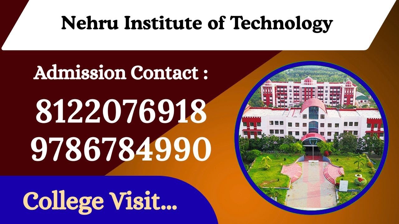 Nehru Institute of Technology at Coimbatore. Autonomous / Top Engineering College in CBE.