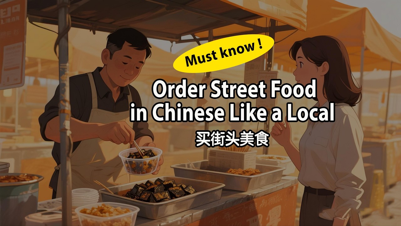 Order Chinese Street Food LIKE A LOCAL! #learnchinese #freemandarinchinese #chineseforbeginners