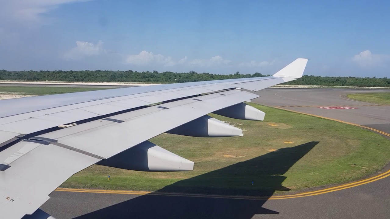 Despegue Iberia aeropuerto Las Américas Rep. Dom. 08/2018