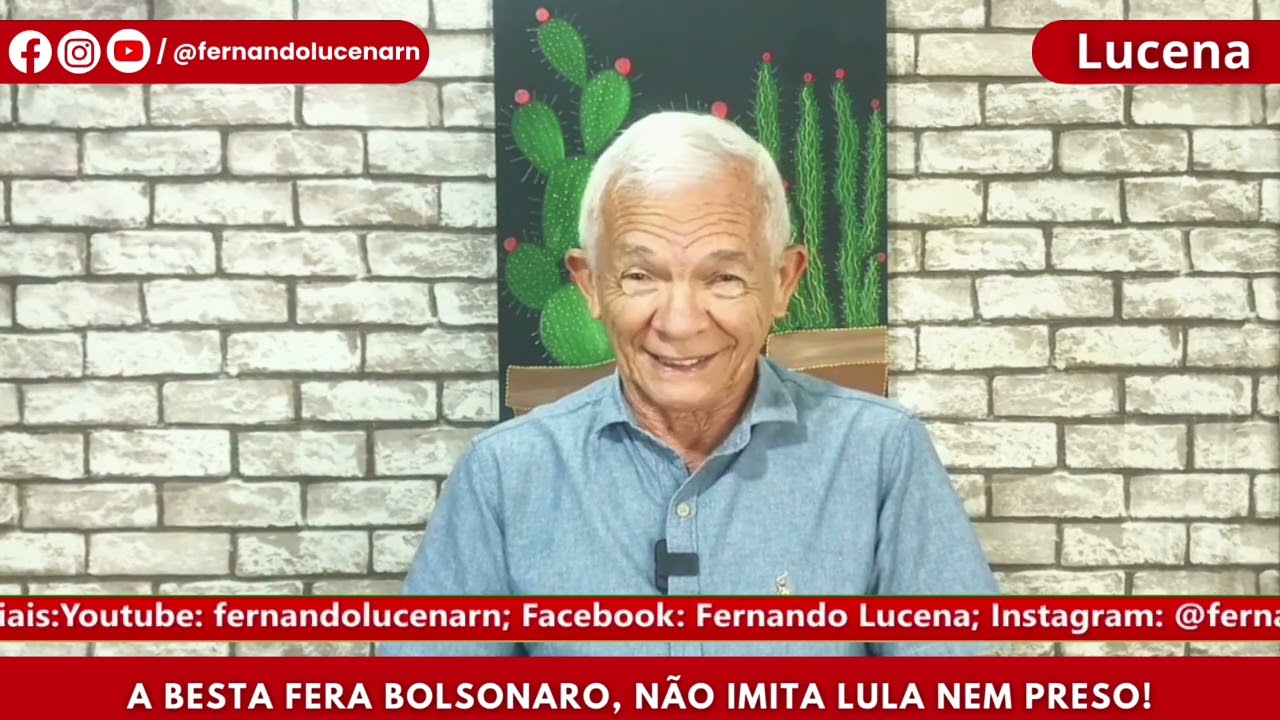 A BESTA FERA BOLSONARO, NÃO IMITA LULA NEM PRESO