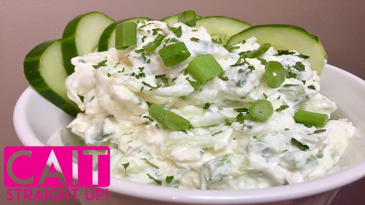 Cucumber Dip Recipe | Kentucky Benedictine Dip | Cait Straight Up