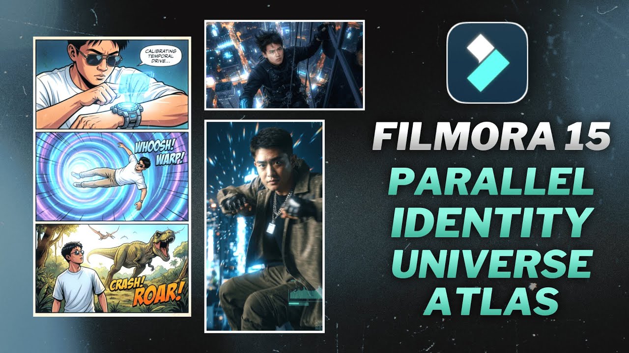 HOW TO MAKE YOUR PARALLEL UNIVERSE IDENTITY ATLAS IN FILMORA 15 | STEP-BY-STEP TUTORIAL