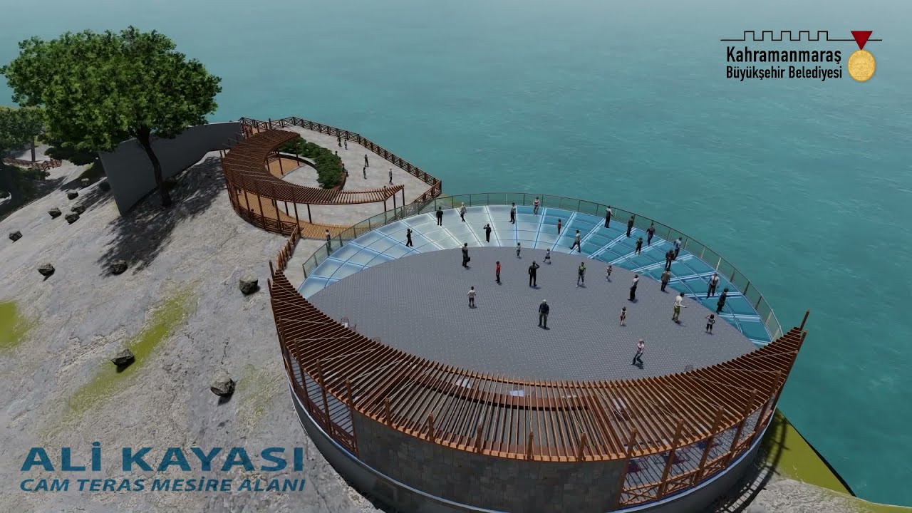 Ali Kayası Cam Teras Mesire Alanı ve yeni yol çalışması