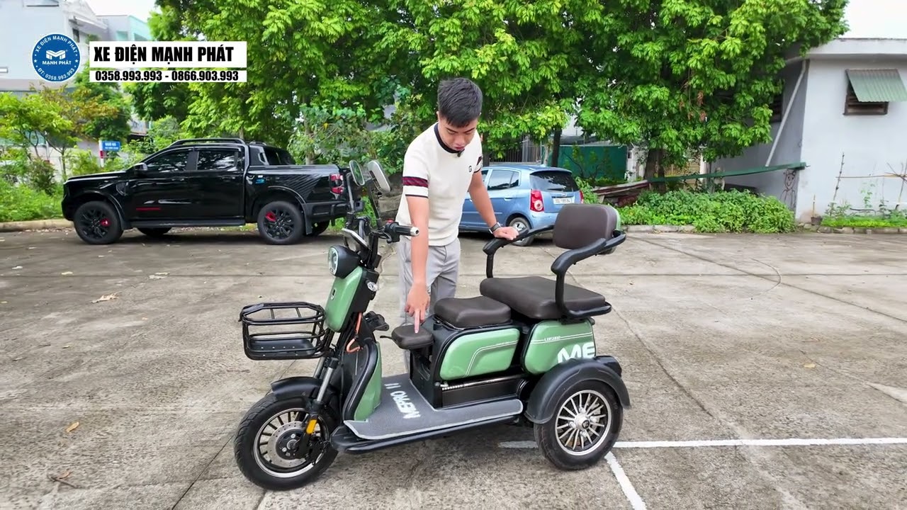 THANH LÝ XE ĐIỆN 3 BÁNH MEPRO CŨ GIÁ RẺ !! 