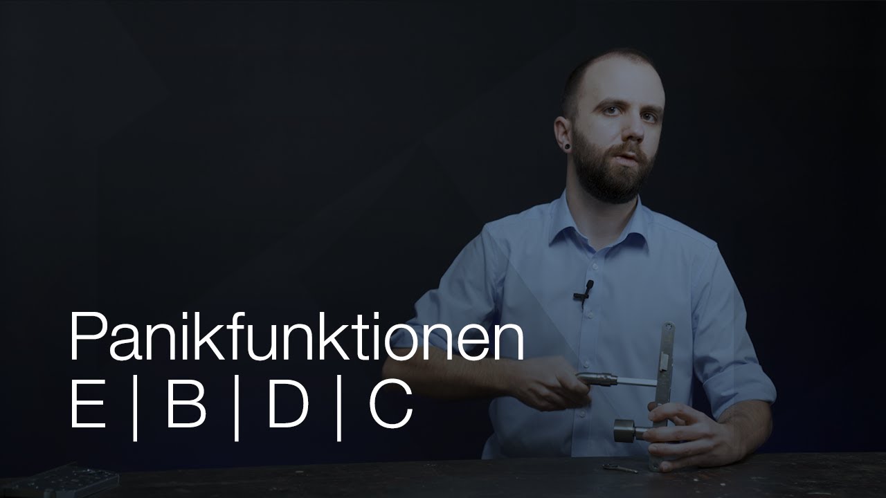 Panikfunktionen bei Türschlössern und deren Eigenschaften