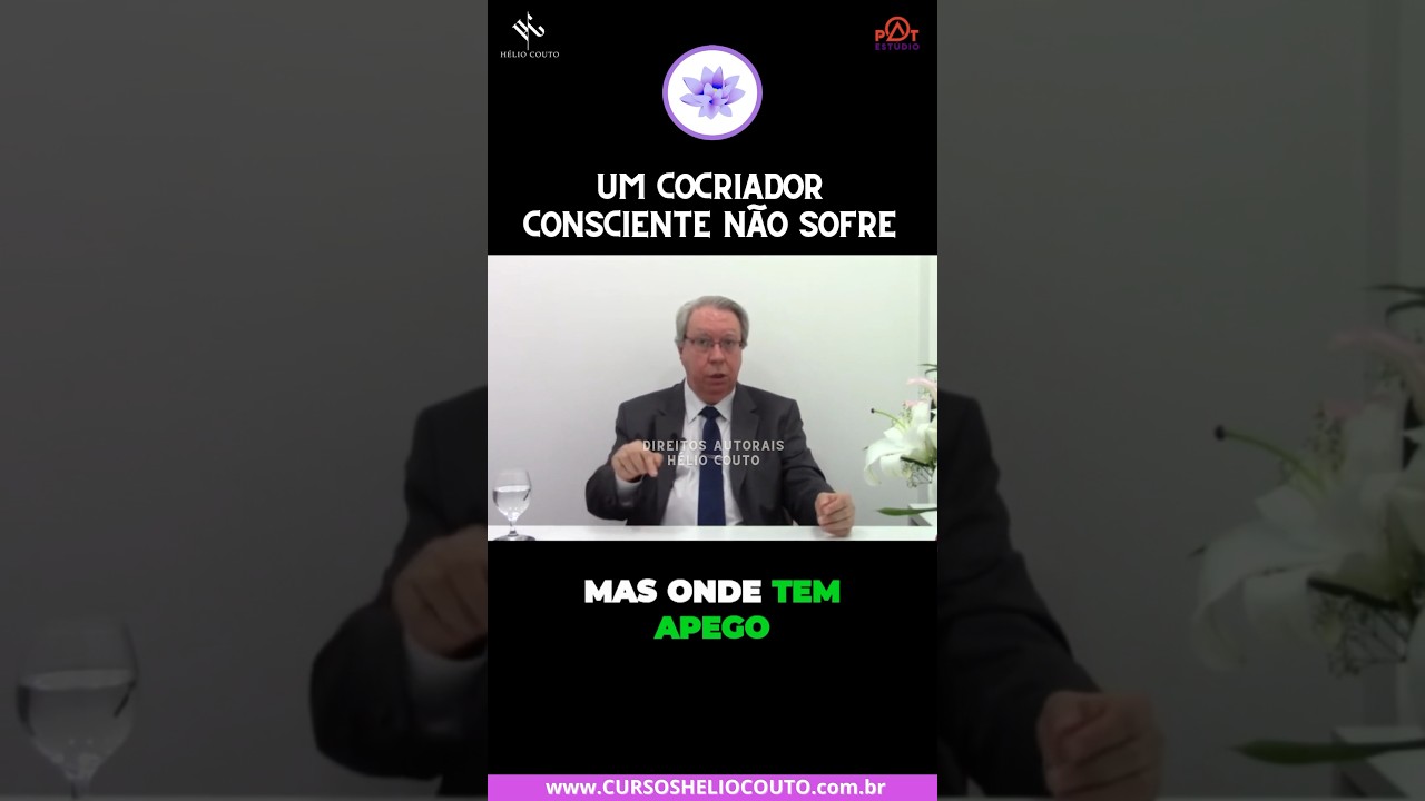 Um Cocriador Consciente n&atilde;o sofre #heliocouto #cocriar #cocriacao #cocriador #cren&ccedil;aslimitantes