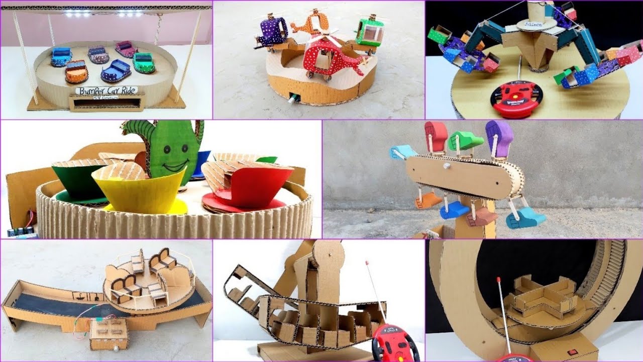 Top 8 DIY Awesome Amusement park Ride | @Mr.Vcreation