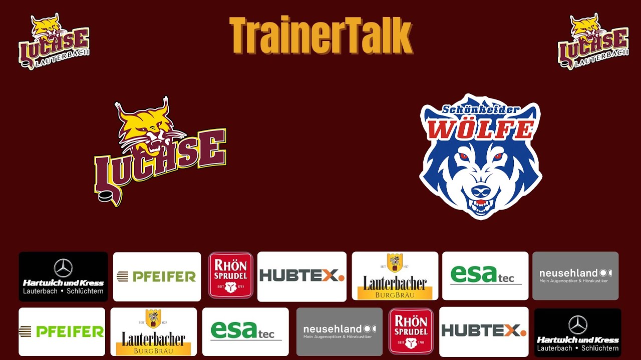 14.01.2024 - Trainertalk - Luchse Lauterbach : Schönheider Wölfe