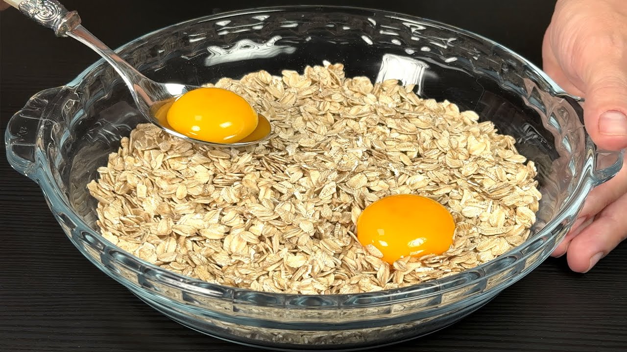 1 Cup of Oats + 2 Eggs 🥚 = Healthy Breakfast Recipe — No Tricks, Super Easy!