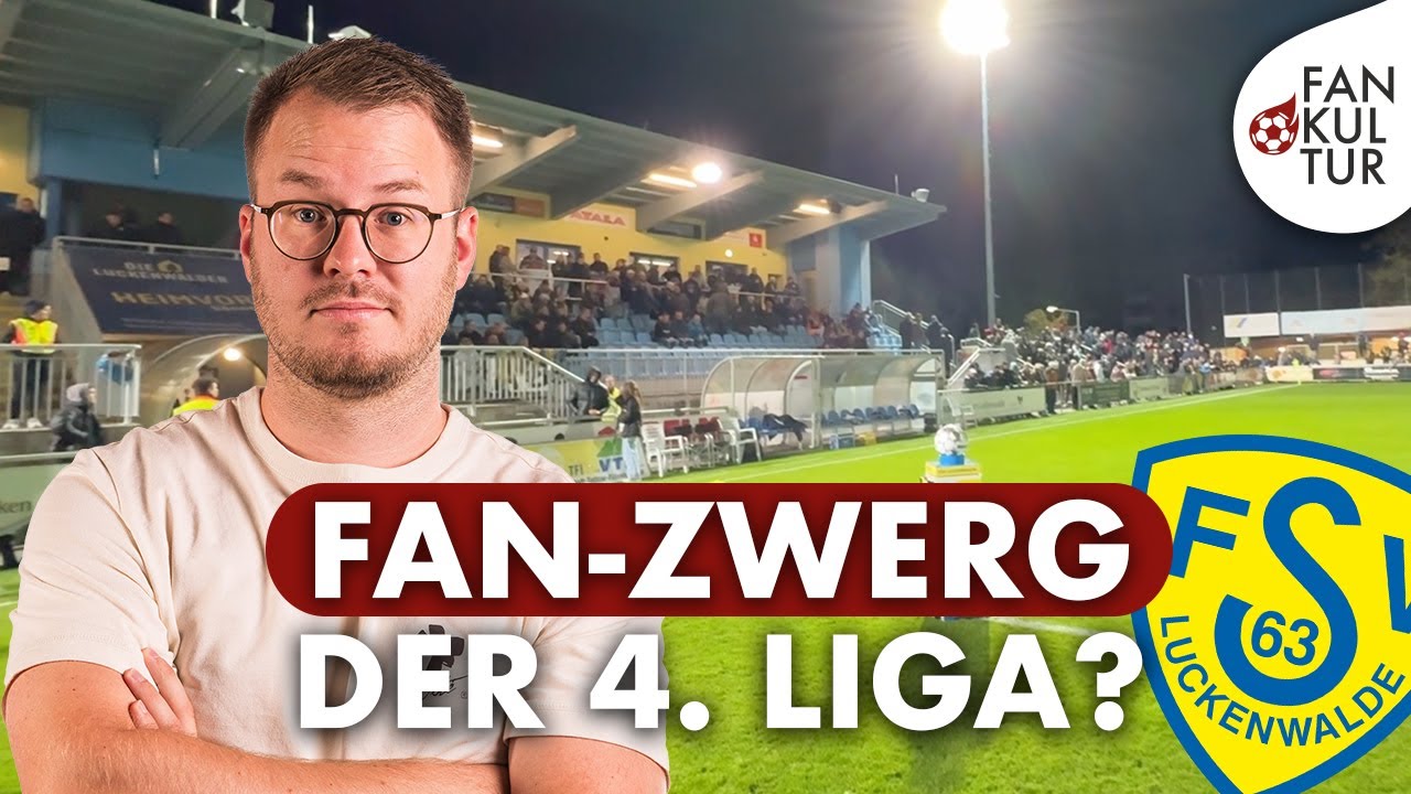 KLEINSTADT-CLUB in krasser REGIONALLIGA | Ein Tag Fan von: FSV Luckenwalde | Fu&szlig;ball-Stadion-Vlog 🏟️