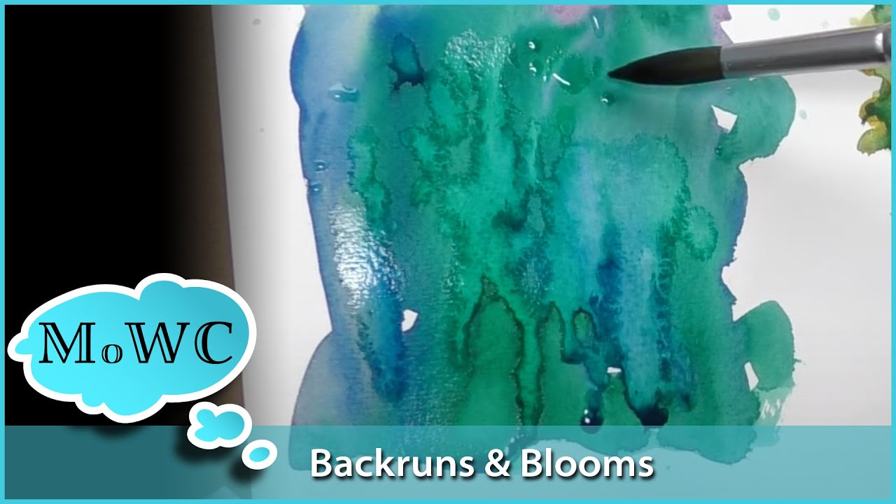 HELP! What Just Happened? Backruns and Blooms in Watercolor