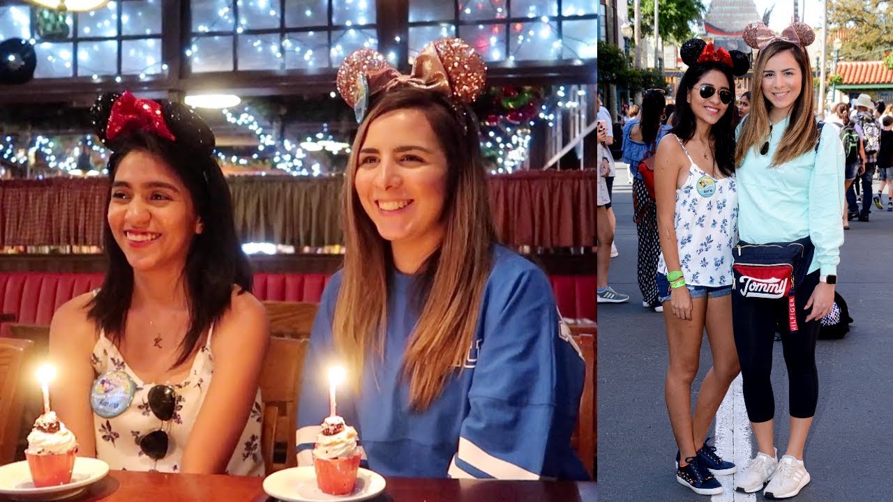 Celebramos nuestro cumpleaños juntas en Hollywood Studios