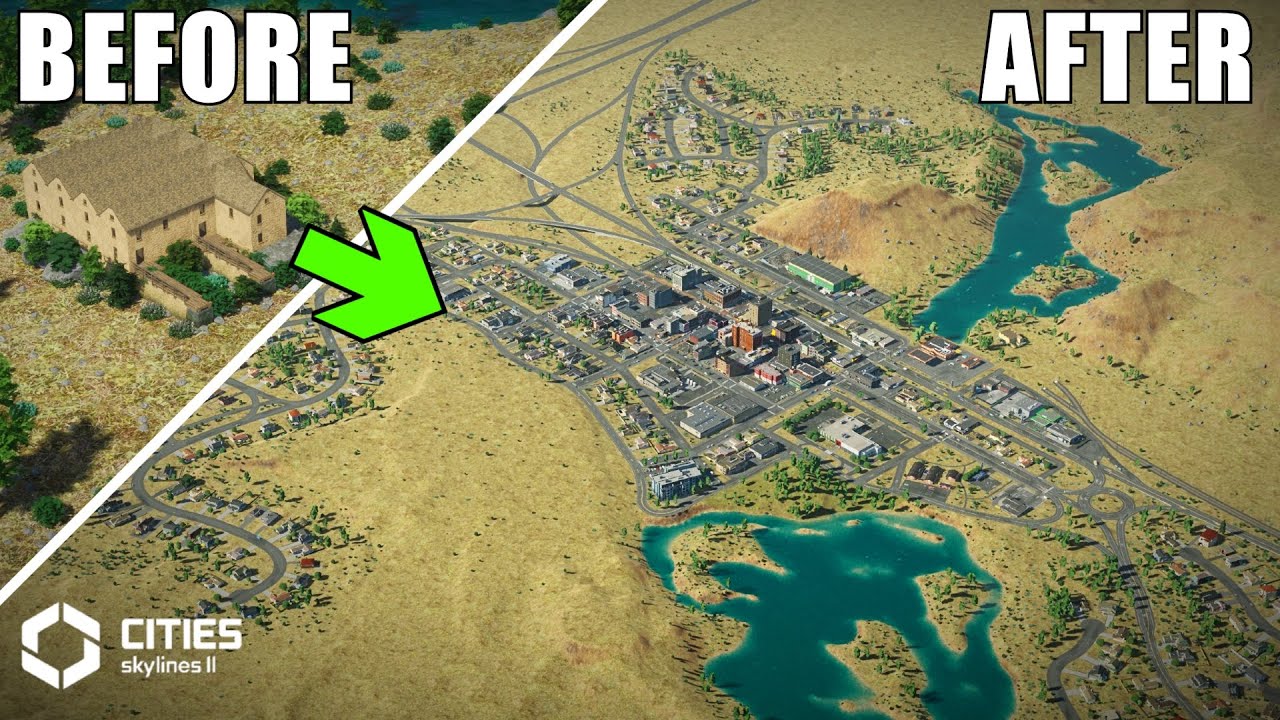 Starting a Realistic City in the Desert - from scratch | Cities Skylines 2