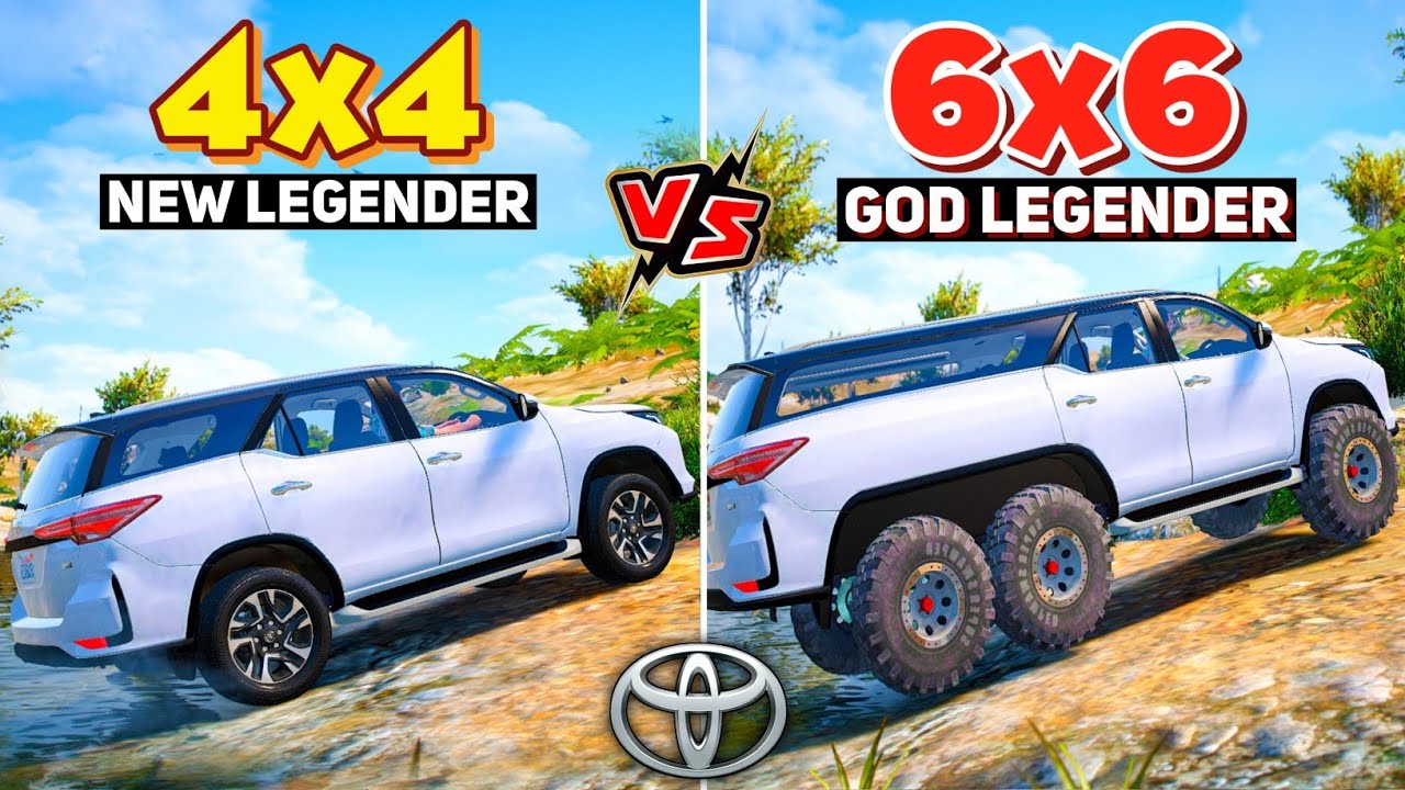 GTA 5: New 4x4 Legender Vs Monster 6x6 Legender 🔥 8 Impossible Challenges! GTA 5 MODS!