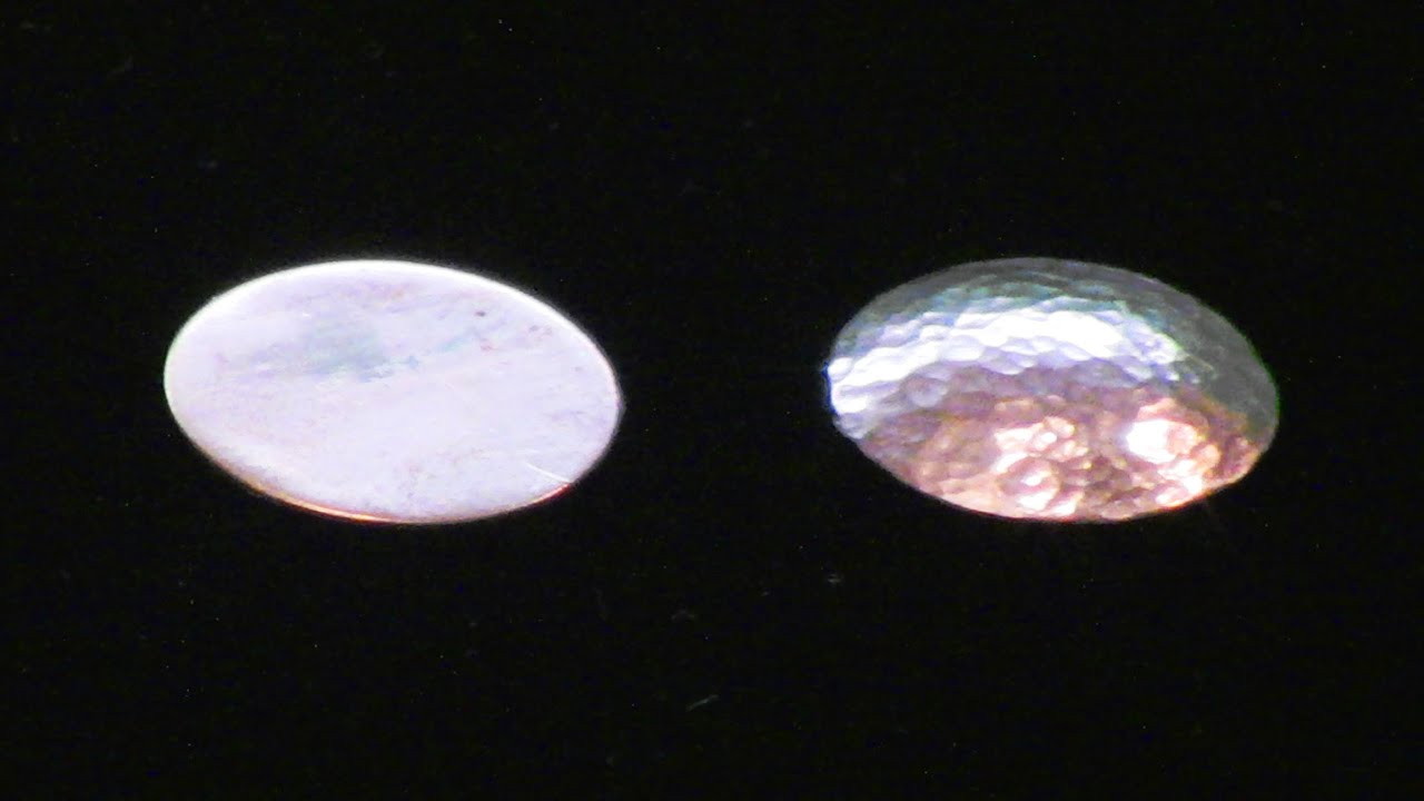 Hammered Copper Domes Made Without A Dapping Block