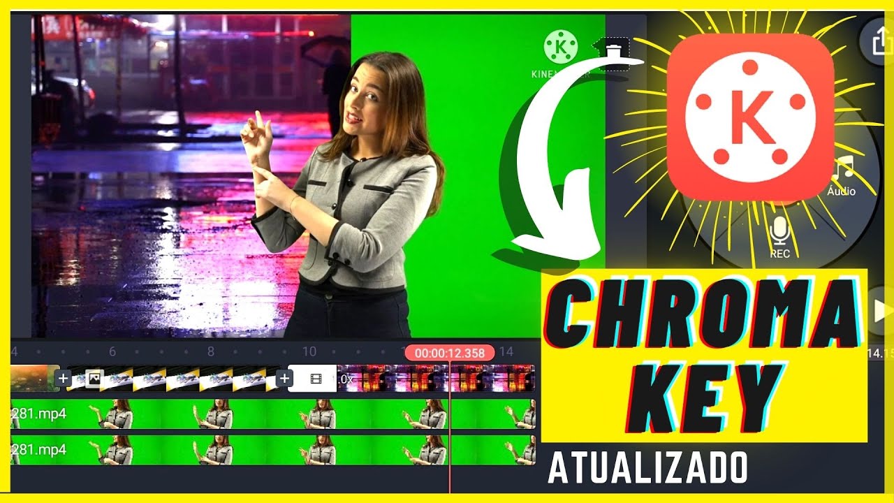 🟢Como fazer EFEITO CHROMA KEY no KINEMASTER (ATUALIZADO 2021) - Chroma Key PELO CELULAR