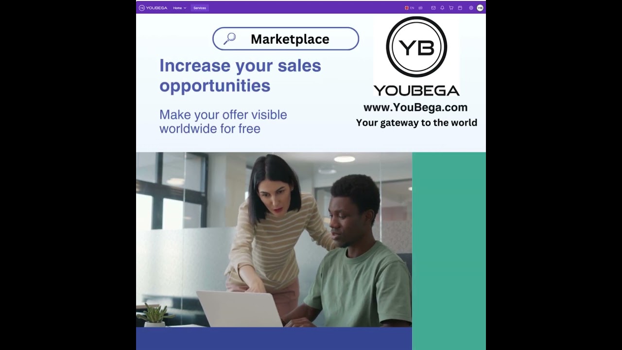YouBega E-Commerce Marketplace #18English #youbega #worldtrade #sellforfree #onlineplatform