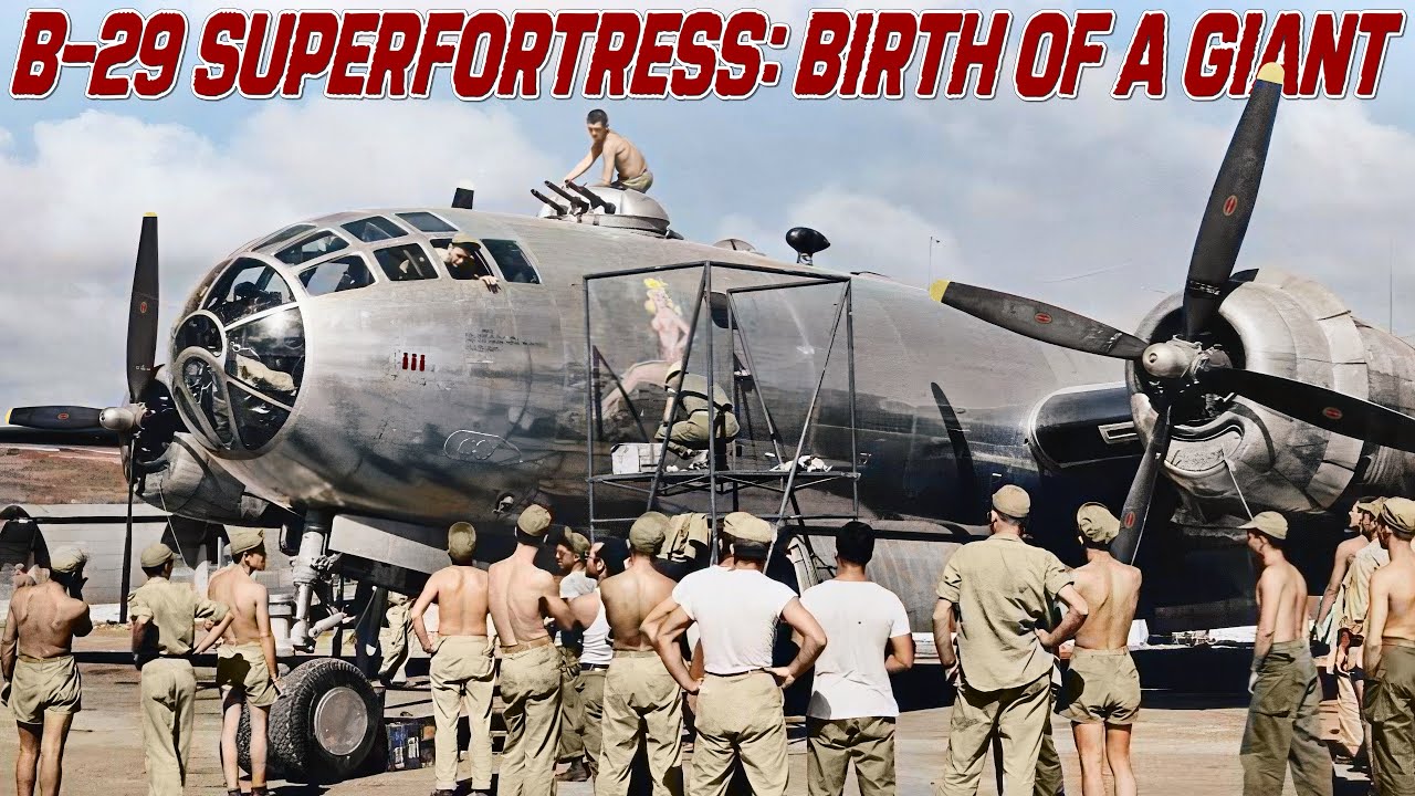 The B-29: A Bomber of Secrets and Atomic Power - WWII Aviation History | Upscaled Footage