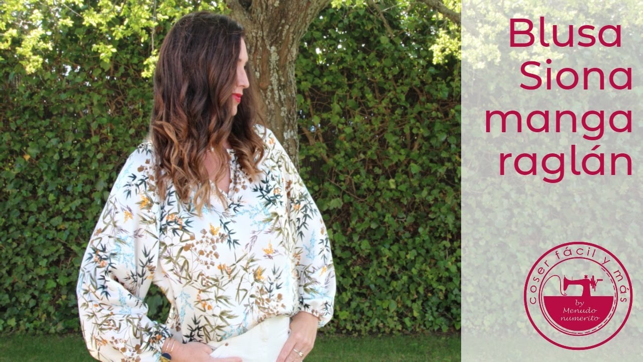 Blusa Siona con manga raglán