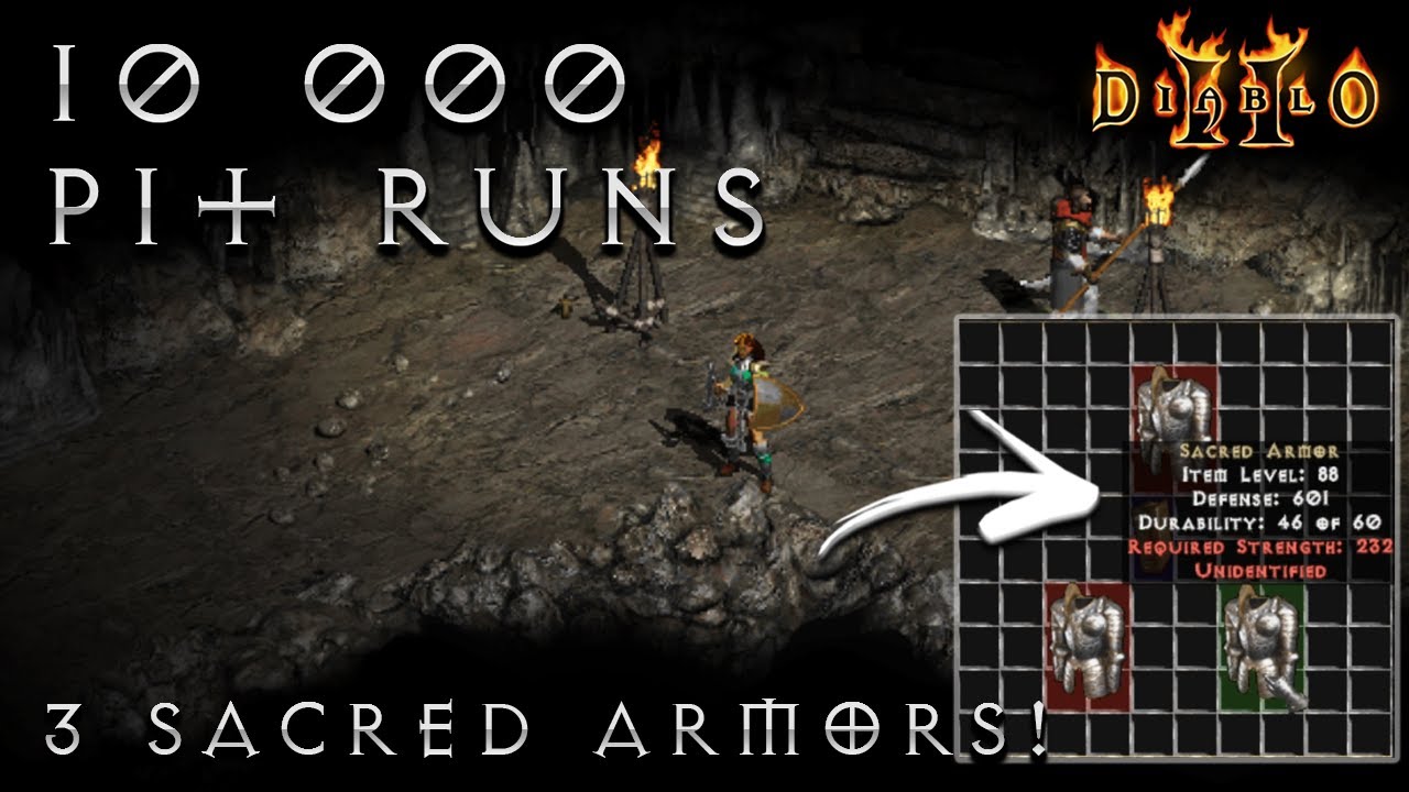 10 000 хардкорных поисков магии в яме — лучшее видео для идентификации! Diablo 2