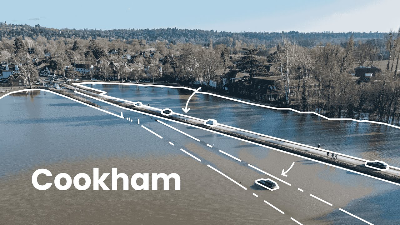 Cookham FLOOD! - Cookham UK | 4K Drone | #cookham