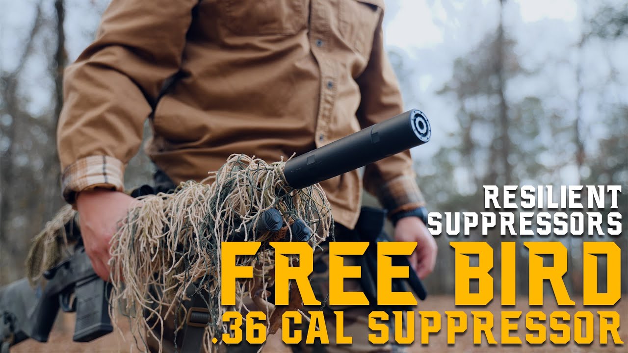 Глушитель Resilient Suppressors Free Bird калибра .36