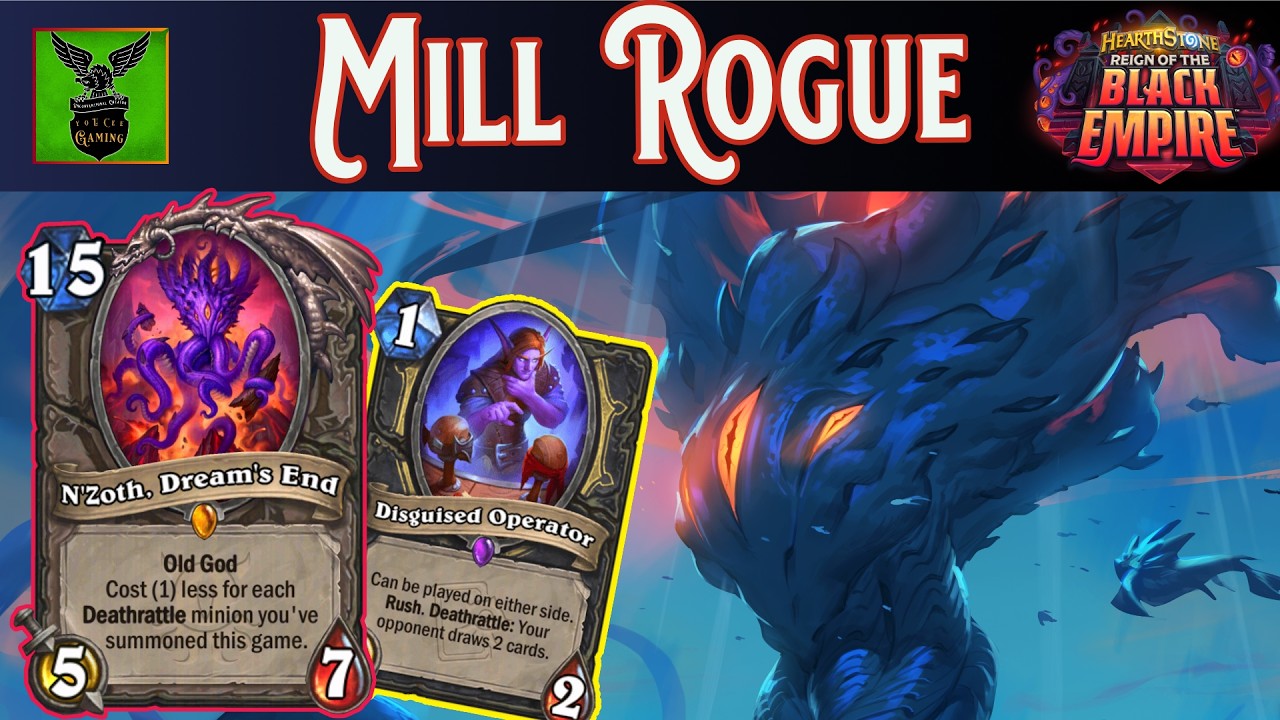 Do you want to MILL the HELL out of Priests and Warlocks? Try this Rogue deck! | Hearthstone
