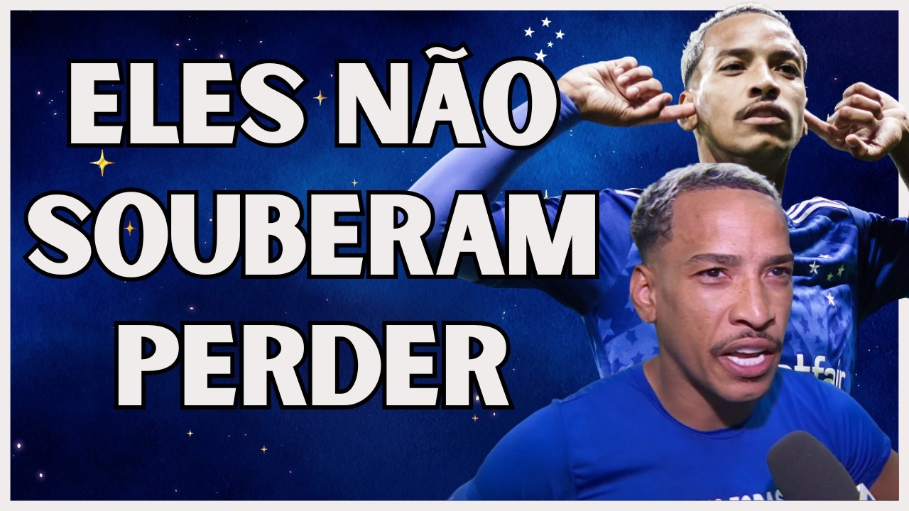 MATHEUS PEREIRA DISPARA: “NÃO SOUBERAM PERDER!” E REVELA COMO O CRUZEIRO O SALVOU