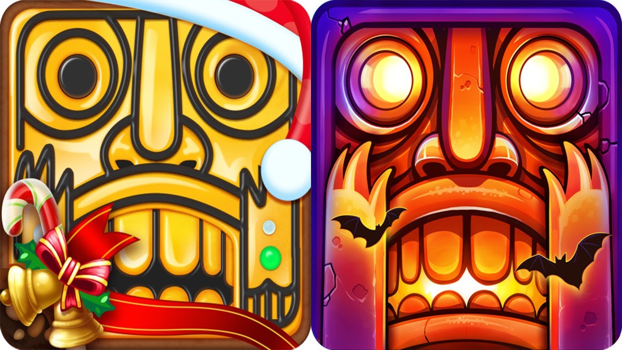 Temple Run 2 Christmas 2021 VS Temple Run 2 Halloween 2019