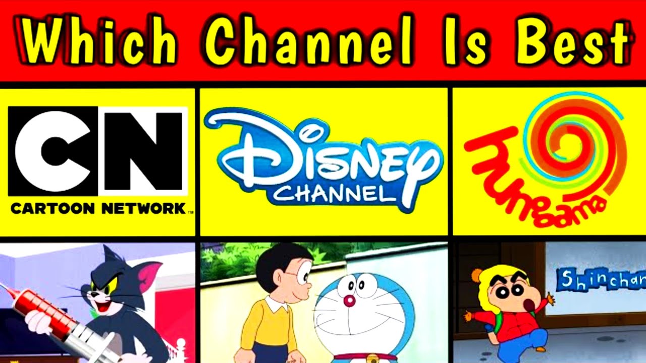 Doraemon aur shinchain Disney or Hungama Which Is Best Kids Channel In India |