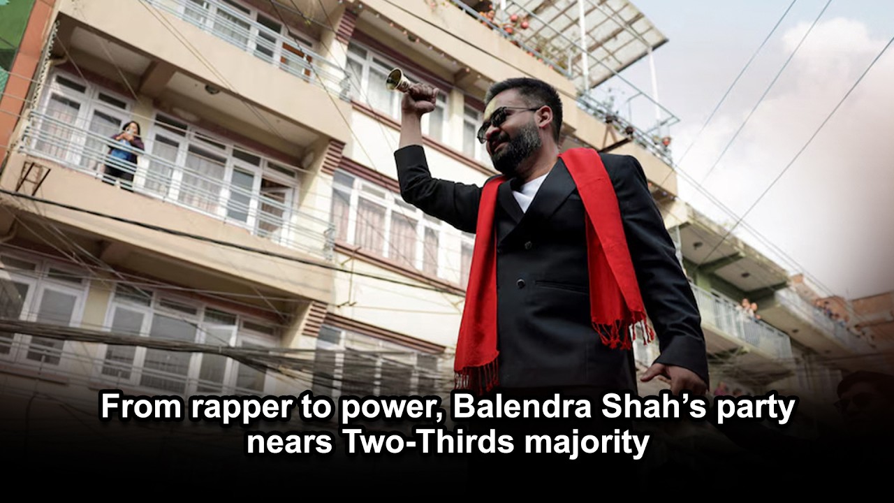 From rapper to power, Balendra Shah’s party nears Two-Thirds majority