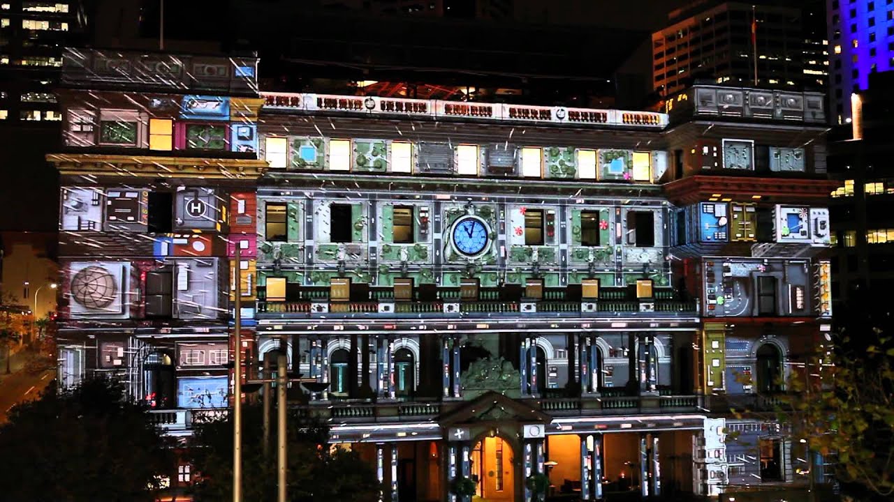 [Full HD] 2012 Vivid Festival Sydney Custom House