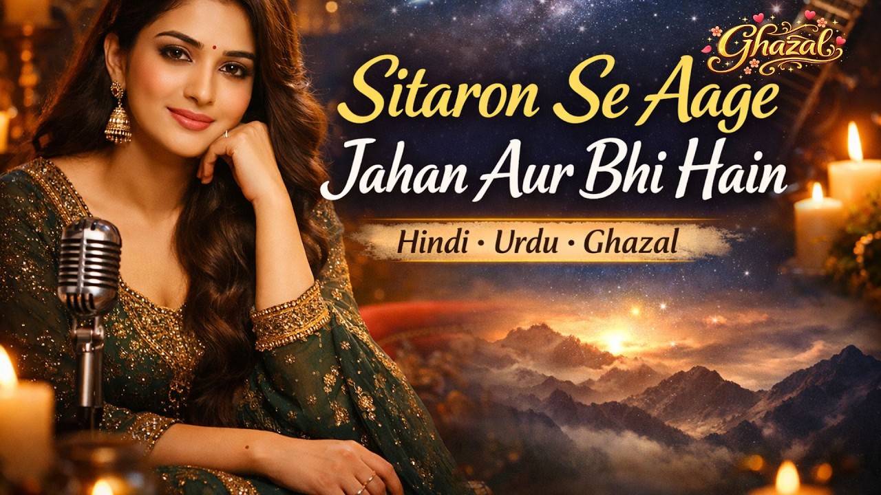 सितारों से आगे जहाँ और भी हैं | Sitaron Se Aage Jahan Aur Bhi Hain | Emotional Ghazal 2026