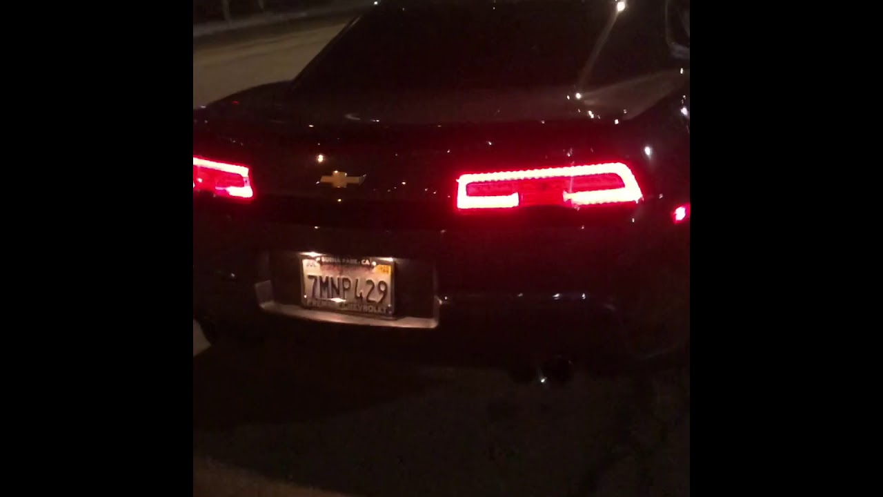 Straight Piped 5th Gen Camaro - with long tube headers
