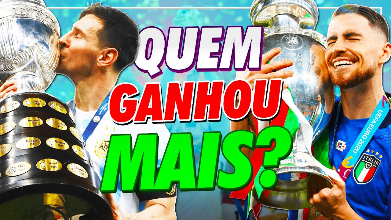 10 sele&ccedil;&otilde;es com MAIS T&Iacute;TULOS na HIST&Oacute;RIA 🏆🌎