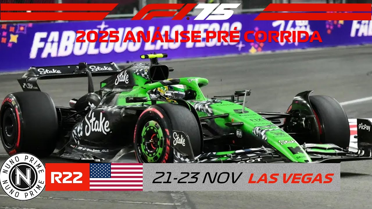 NORRIS NA POLE CAMINHANDO PARA O TÍTULO - Análise Pré Corrida GP de Las Vegas F1 2025