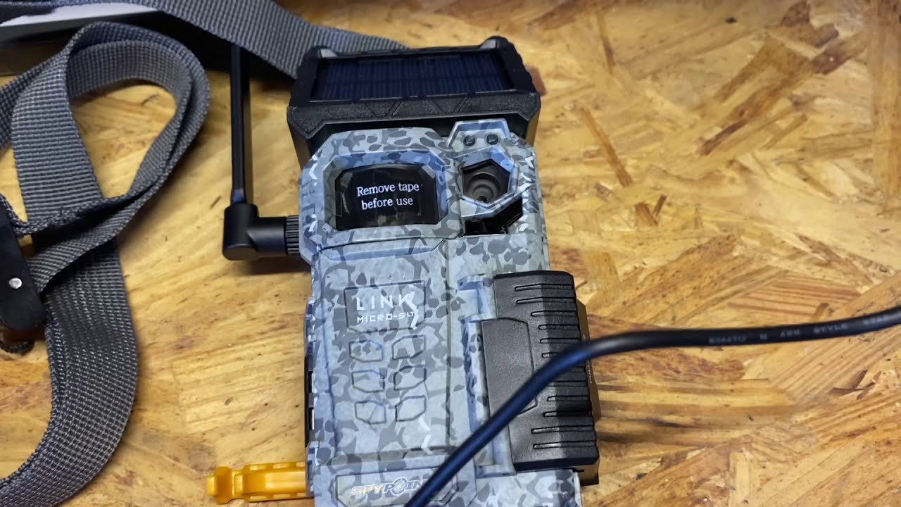 SPYPOINT LINK-MICRO-S-LTE Solar Cellular Trail Game Camera Unboxing