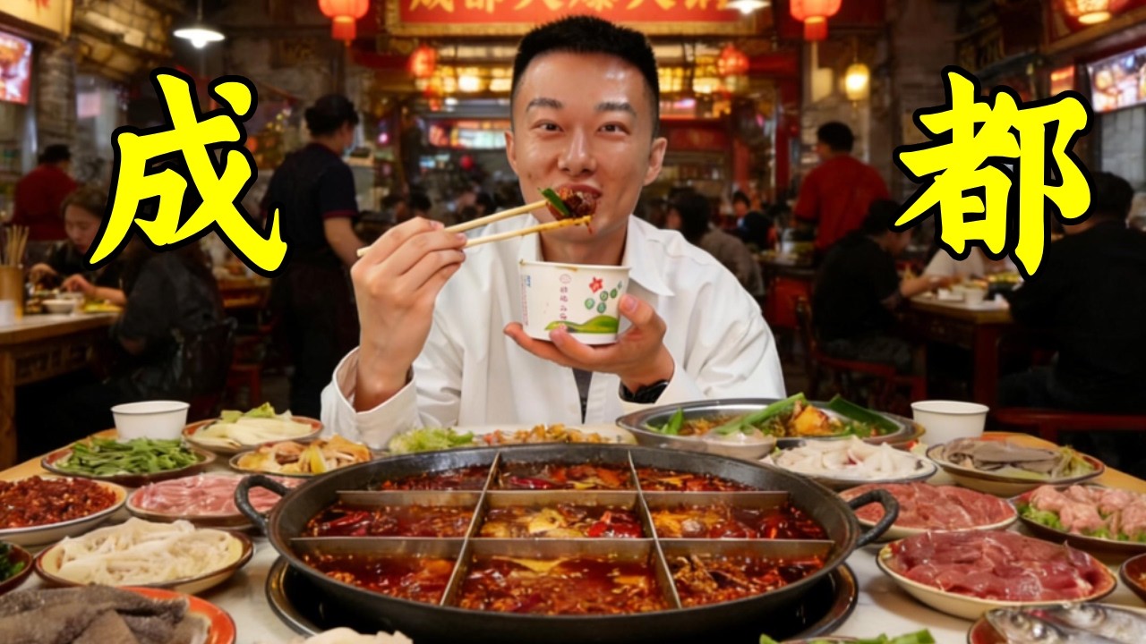 成都特别火爆的火锅店，千层肚论盆上，一次吃到爽！【海浪兄弟】